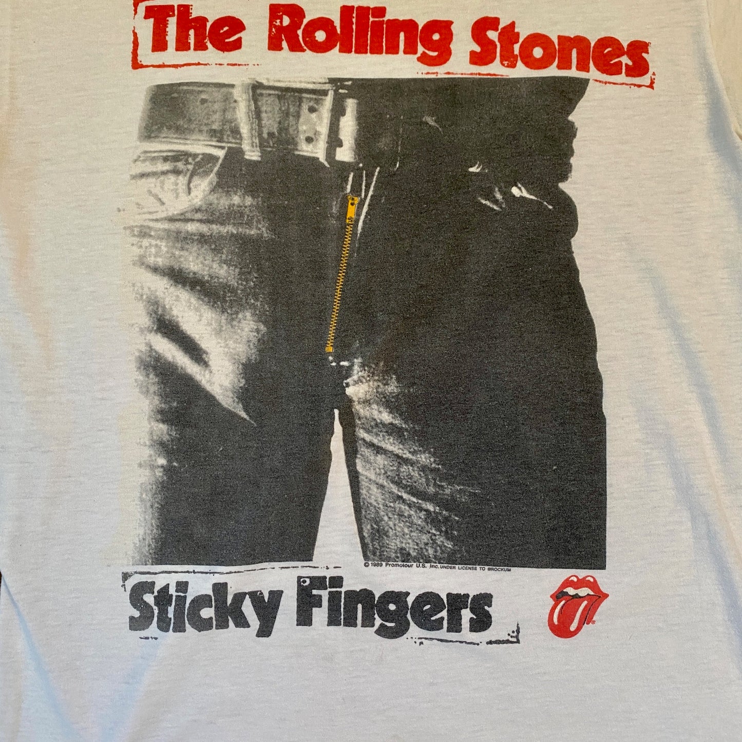 1989 Single Stitch Rolling Stones "Sticky Fingers" Tee