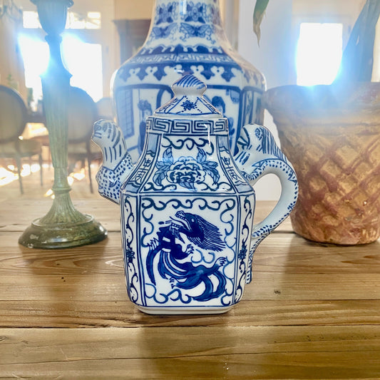 Chinese Porcelain Dragon Tea Pot