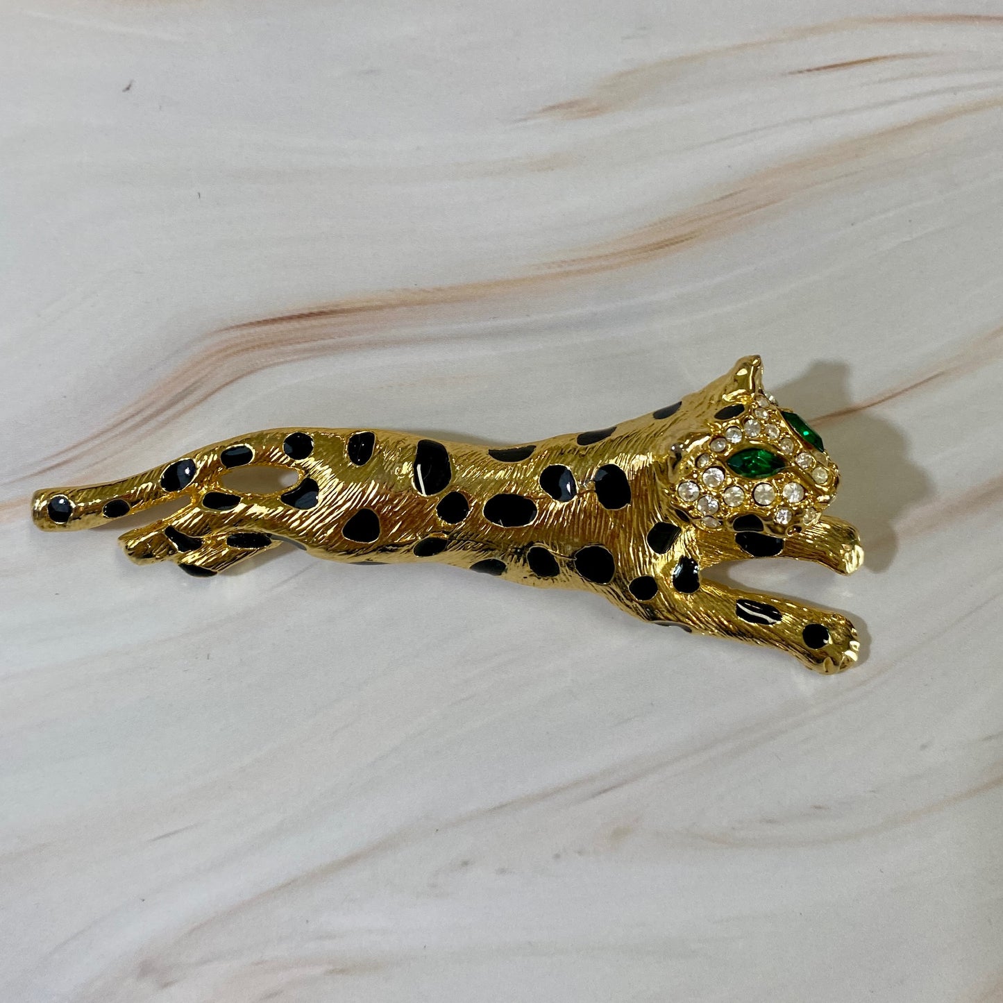 Running Cheetah Brooch