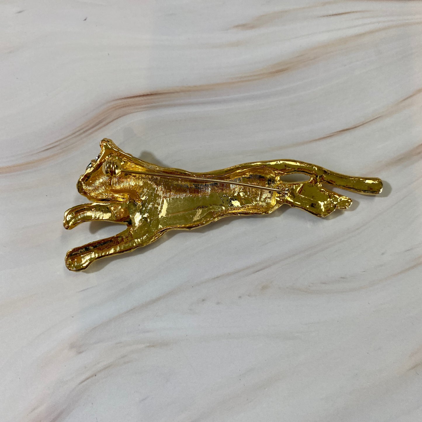 Running Cheetah Brooch