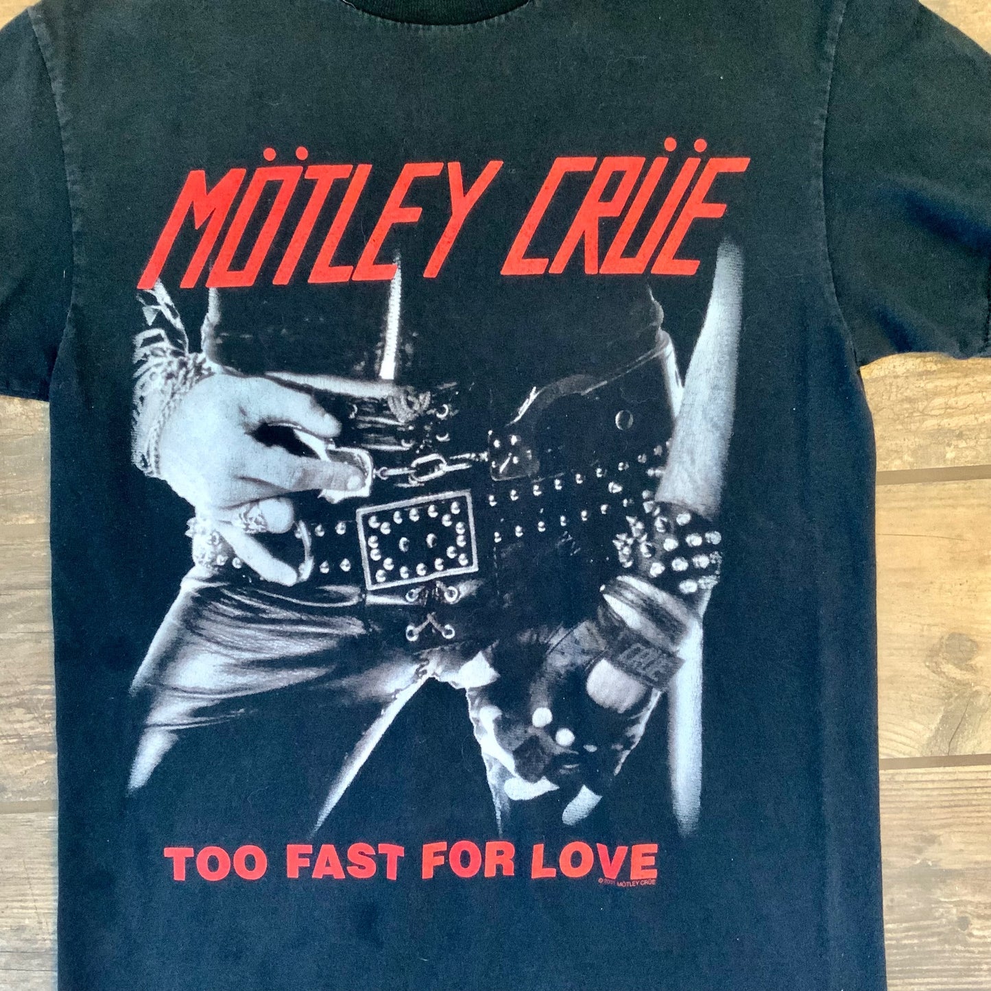 2001 Motley Crue Tee "Too Fast for Love"