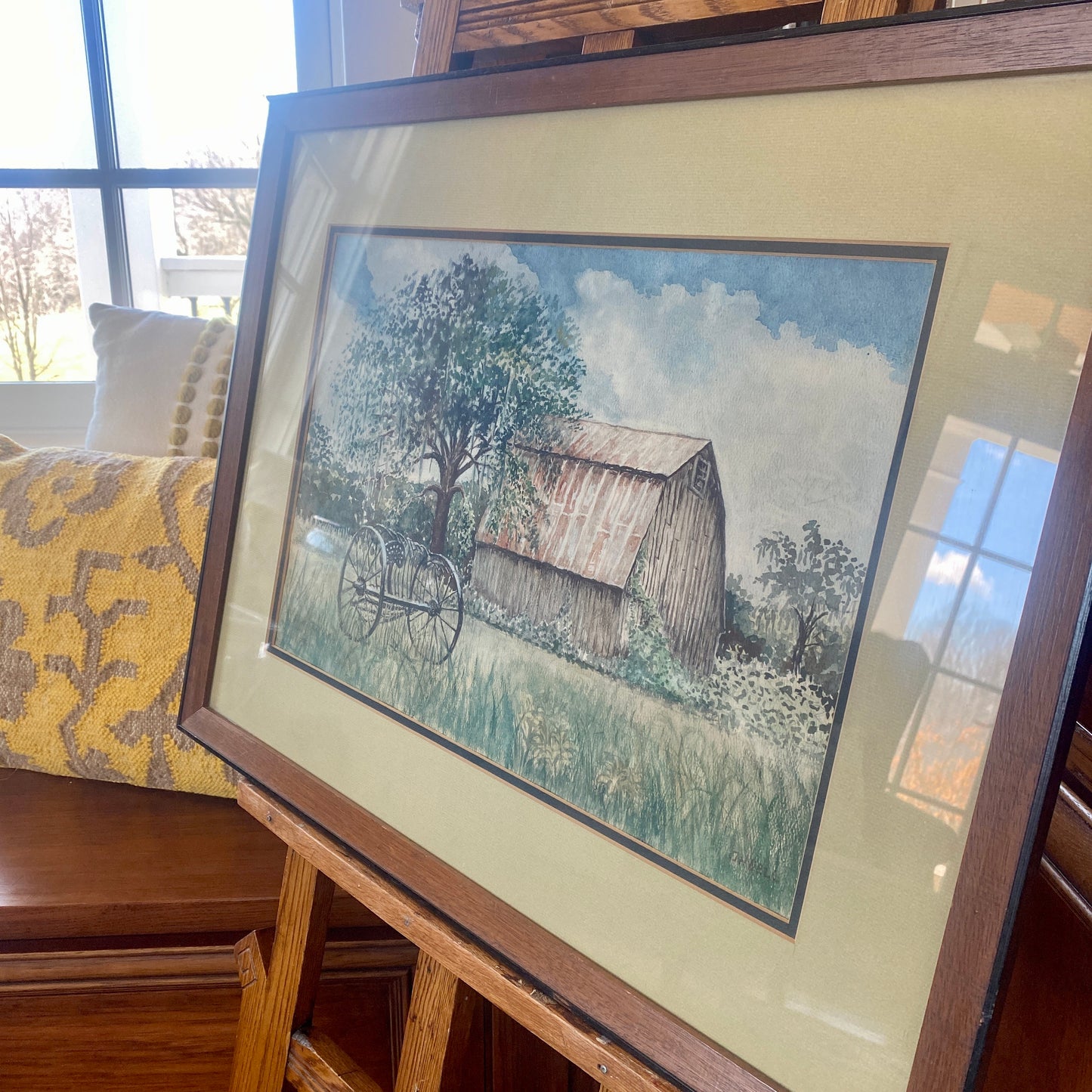 Large Original Watercolor by G.H. Bell