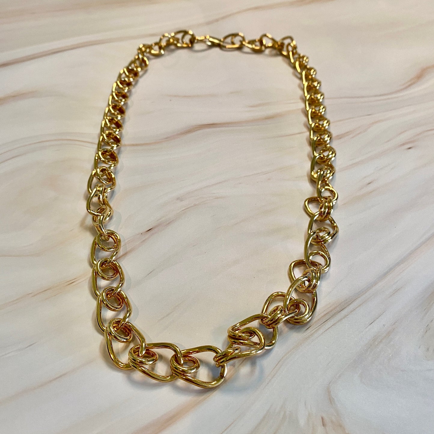 Long Glamourous Chain Necklace