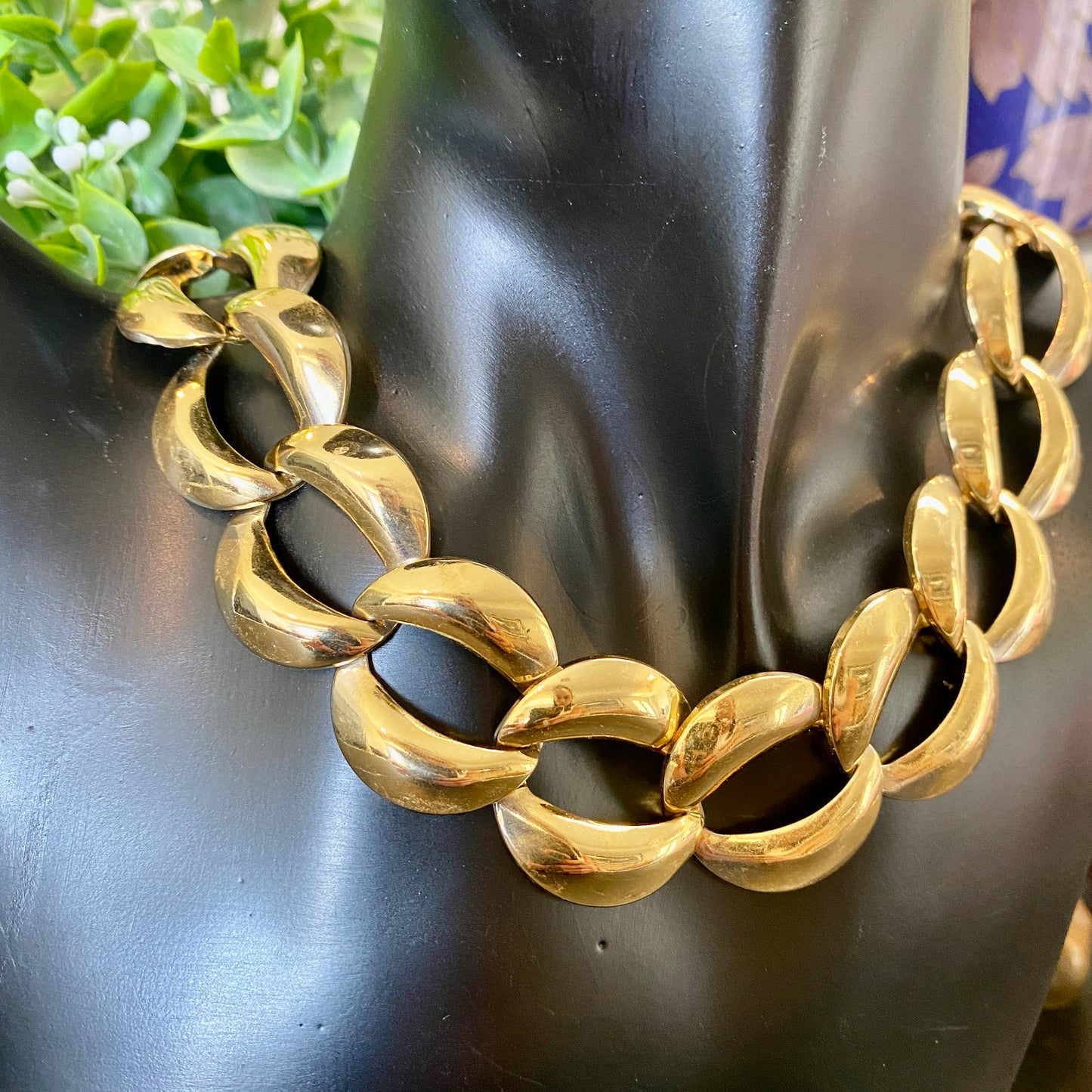 Gold Round Link Curb Chain