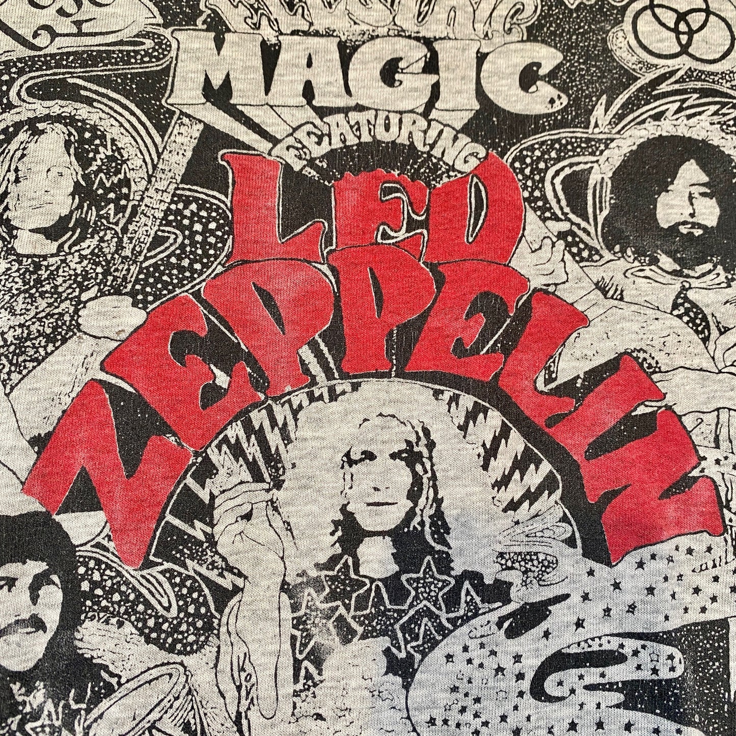 1971 Single Stitch Led Zeppelin. 'Electric Magic' Concert Tee