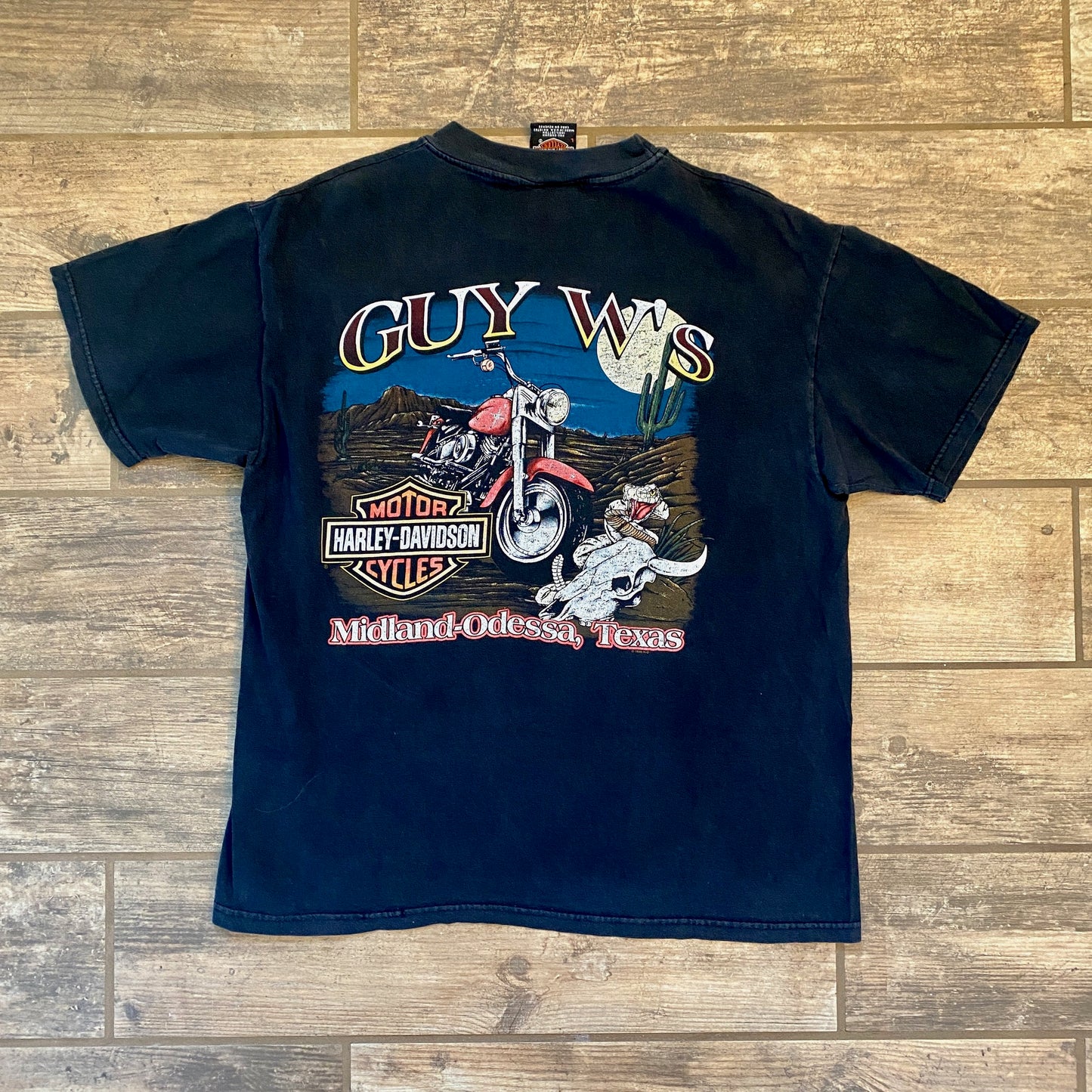 1990's Vintage Harley Davidson "Guy W's" Tee